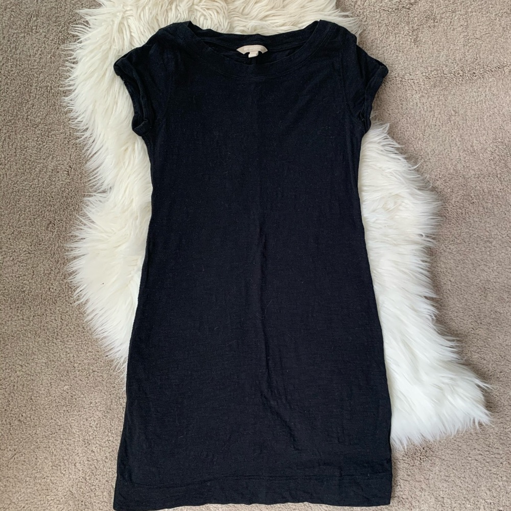 BANANA REPUBLIC Black Fitted TShirt Dress